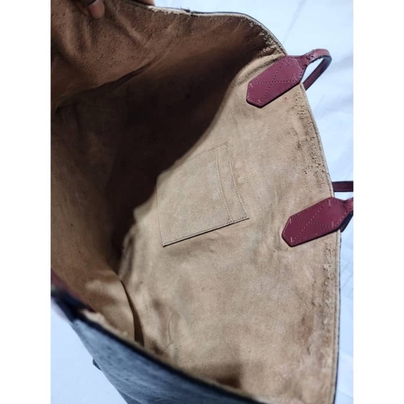 Authentic Gucci Supreme Leather Tote Bag Black/Pink - Picture 4 of 16